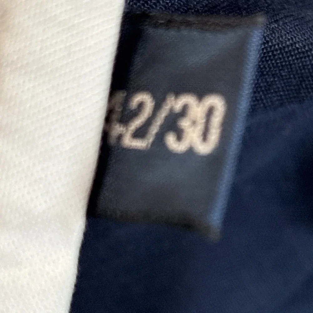 Polo By Ralph Lauren Mens Blue Andrew Pleated Chino Pants 42X30